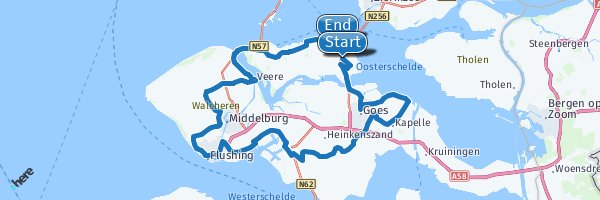 driving route for zeeland drivers test