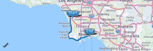 1 Pickup Venice Long Beach Myroute App L Outil Tout En Un 1 Pour La Route